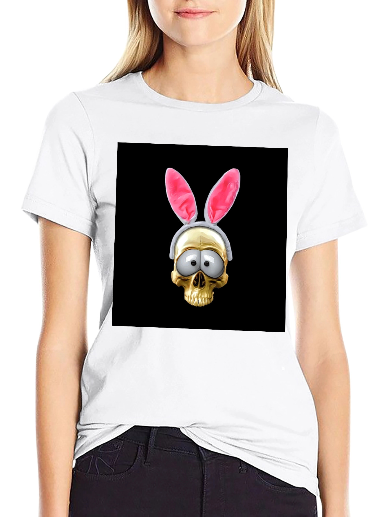 Skull Bunny Graphic Tee