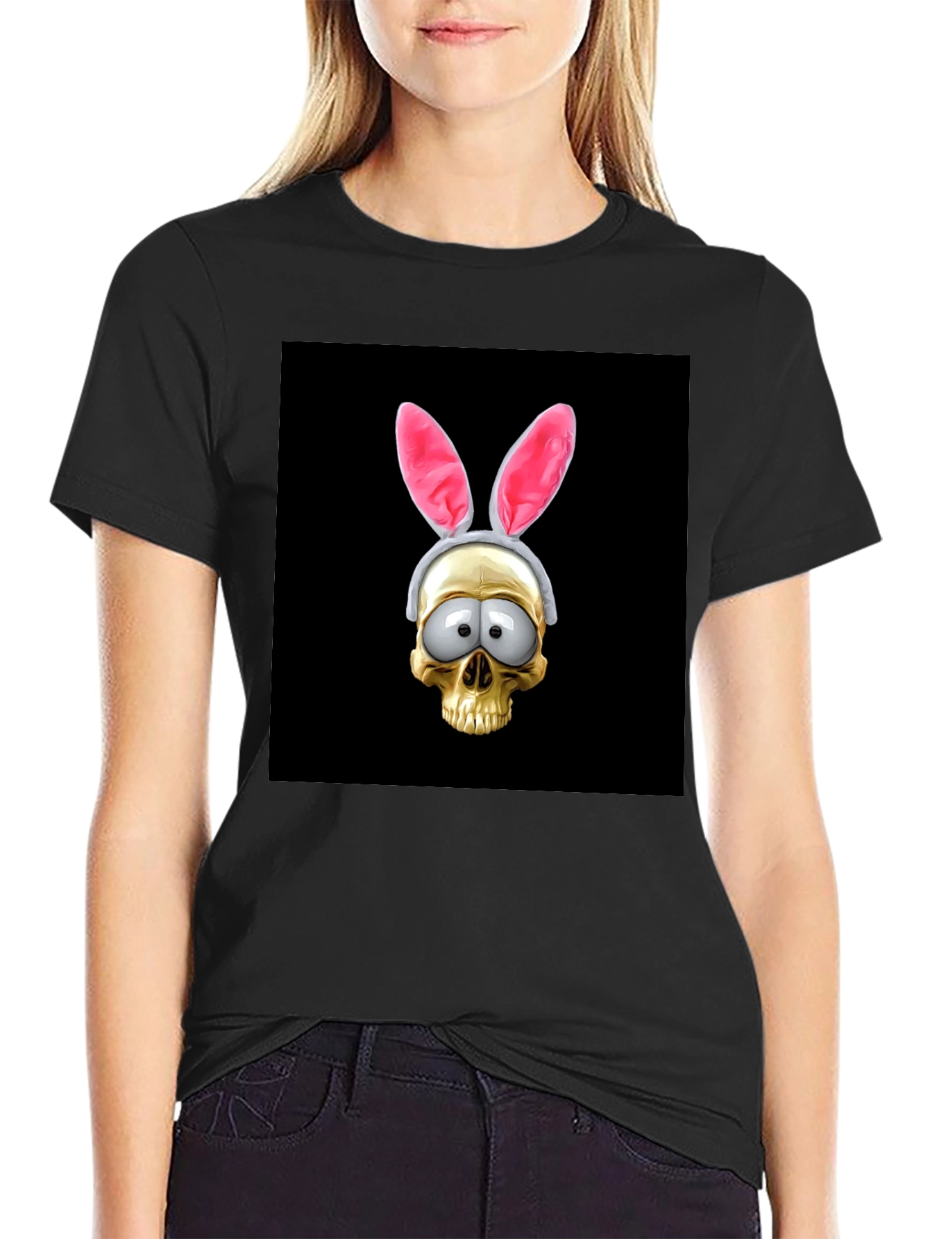 Skull Bunny Graphic Tee