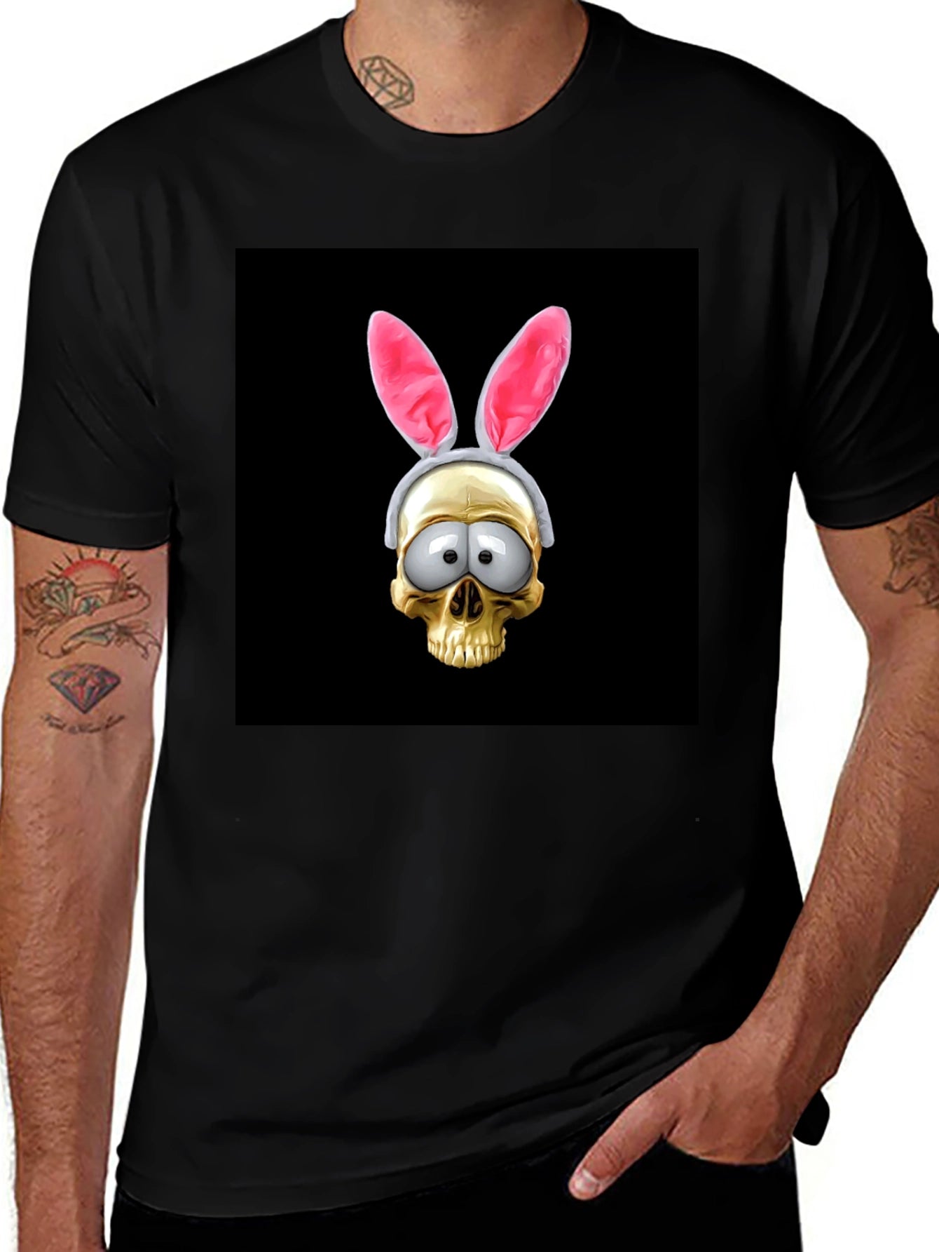 Skull Bunny Graphic Tee