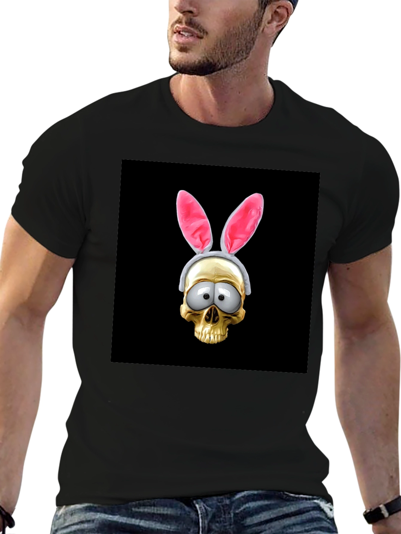 Skull Bunny Graphic Tee