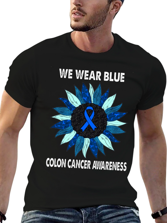 Blue Colon Cancer Awareness T-Shirt