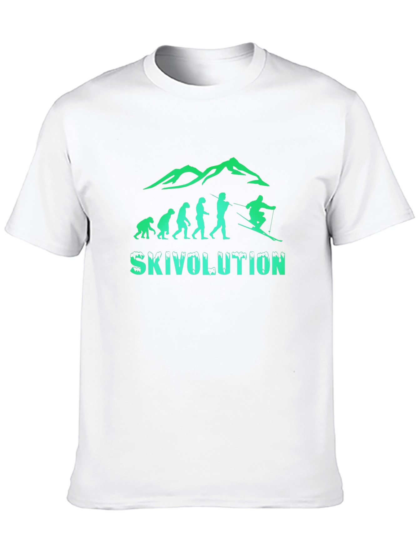 Ski Evolution Graphic Tee - Black
