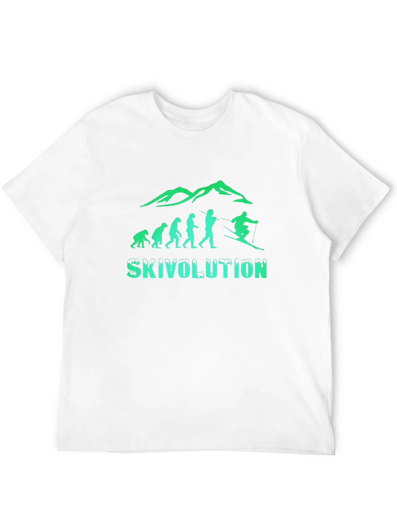 Ski Evolution Graphic Tee - Black