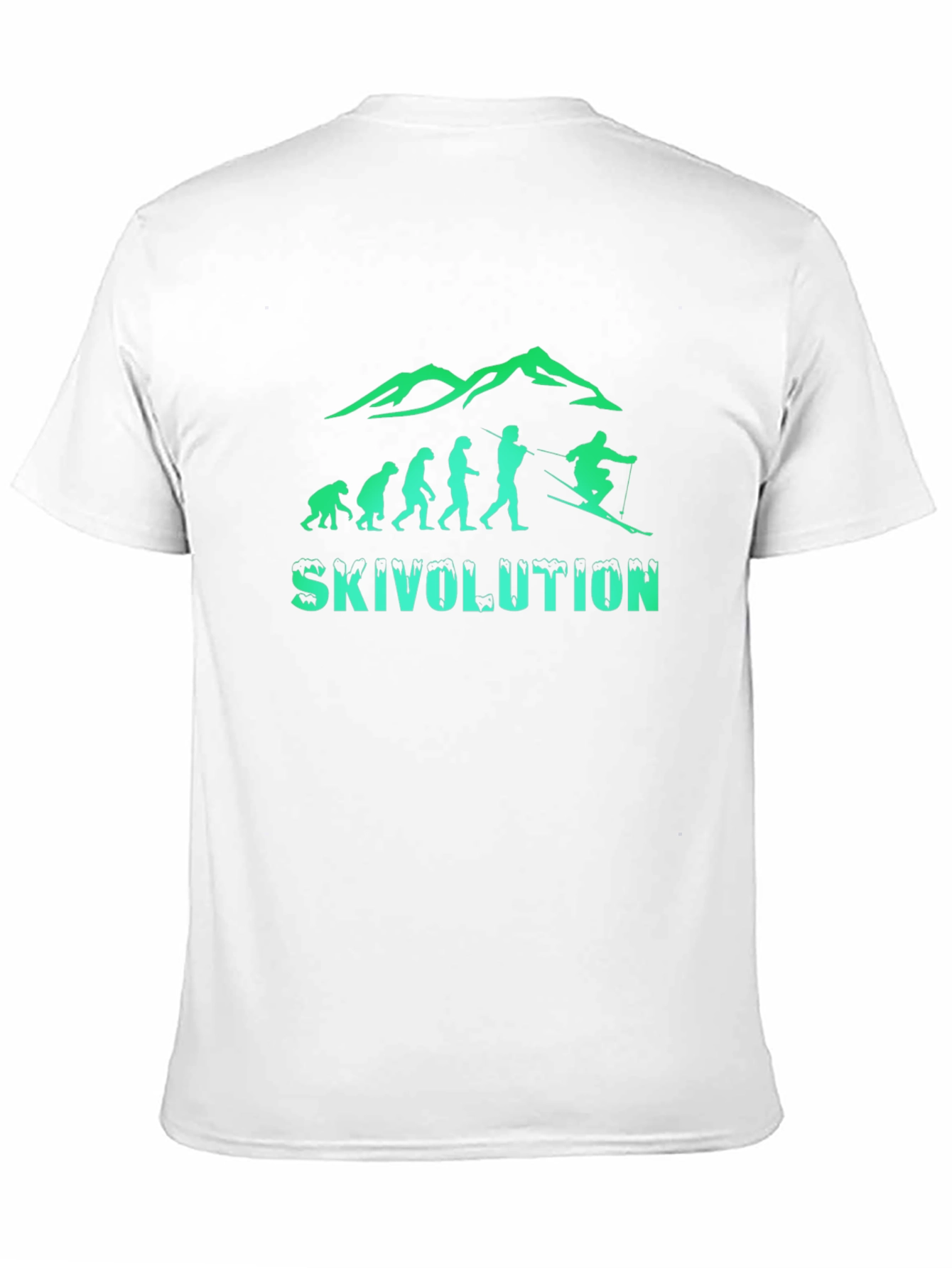 Ski Evolution Graphic Tee - Black