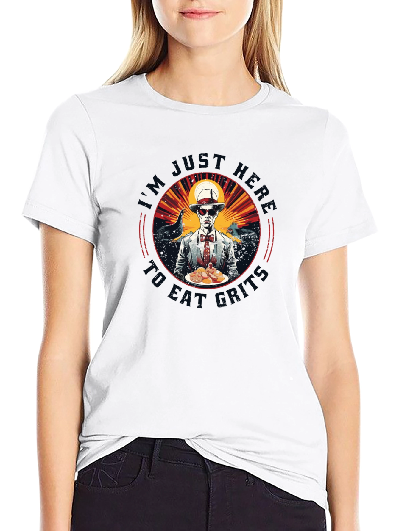 Im Just Here To Eat Oysters T-Shirt