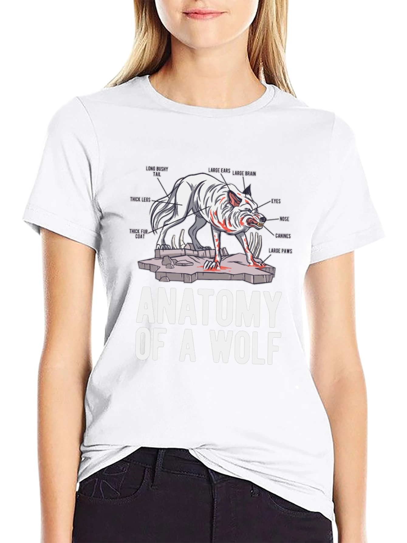 Anatomy of a Wolf Graphic T-Shirt