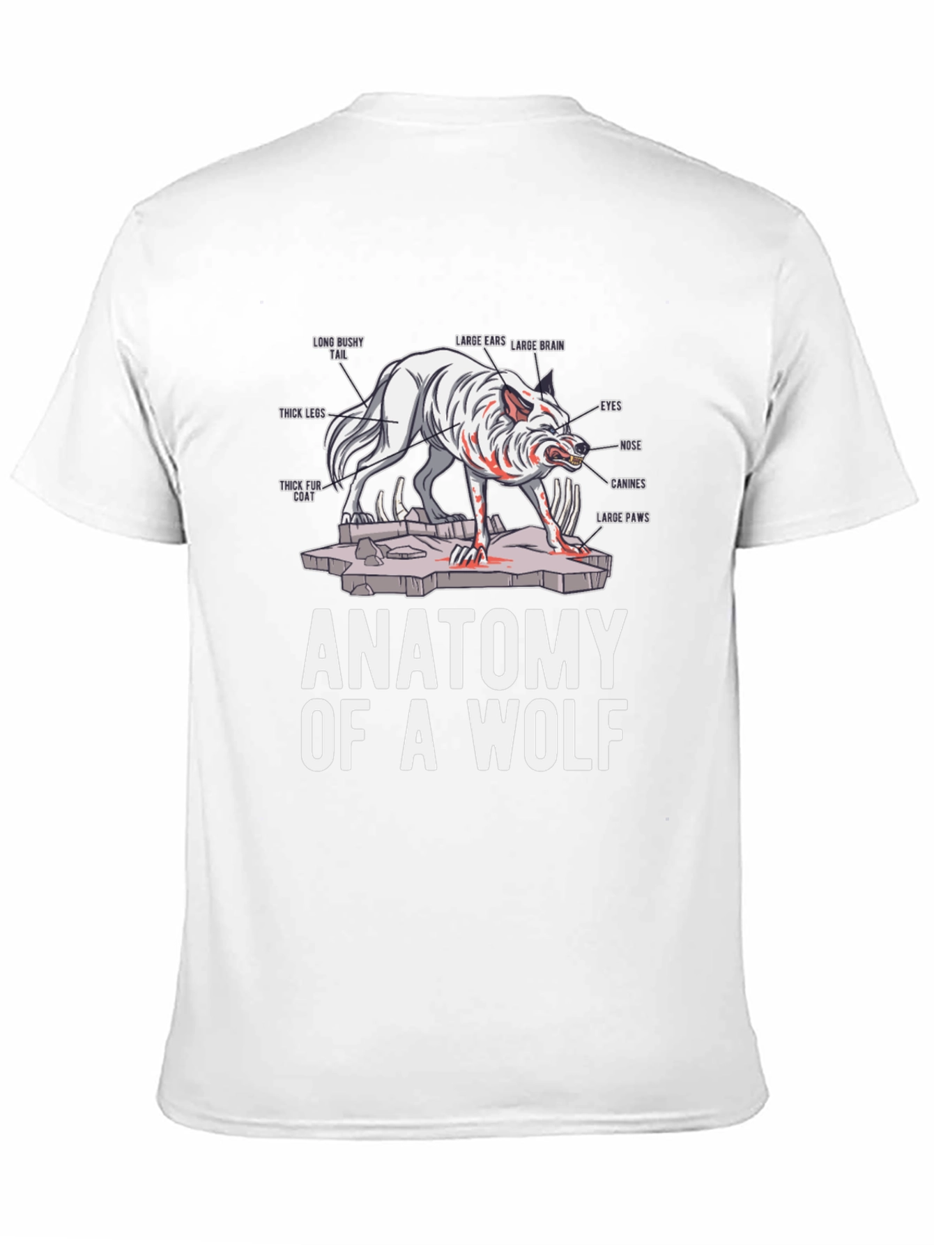 Anatomy of a Wolf Graphic T-Shirt