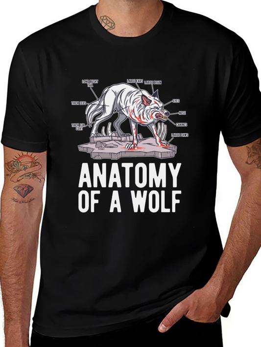 Anatomy of a Wolf Graphic T-Shirt