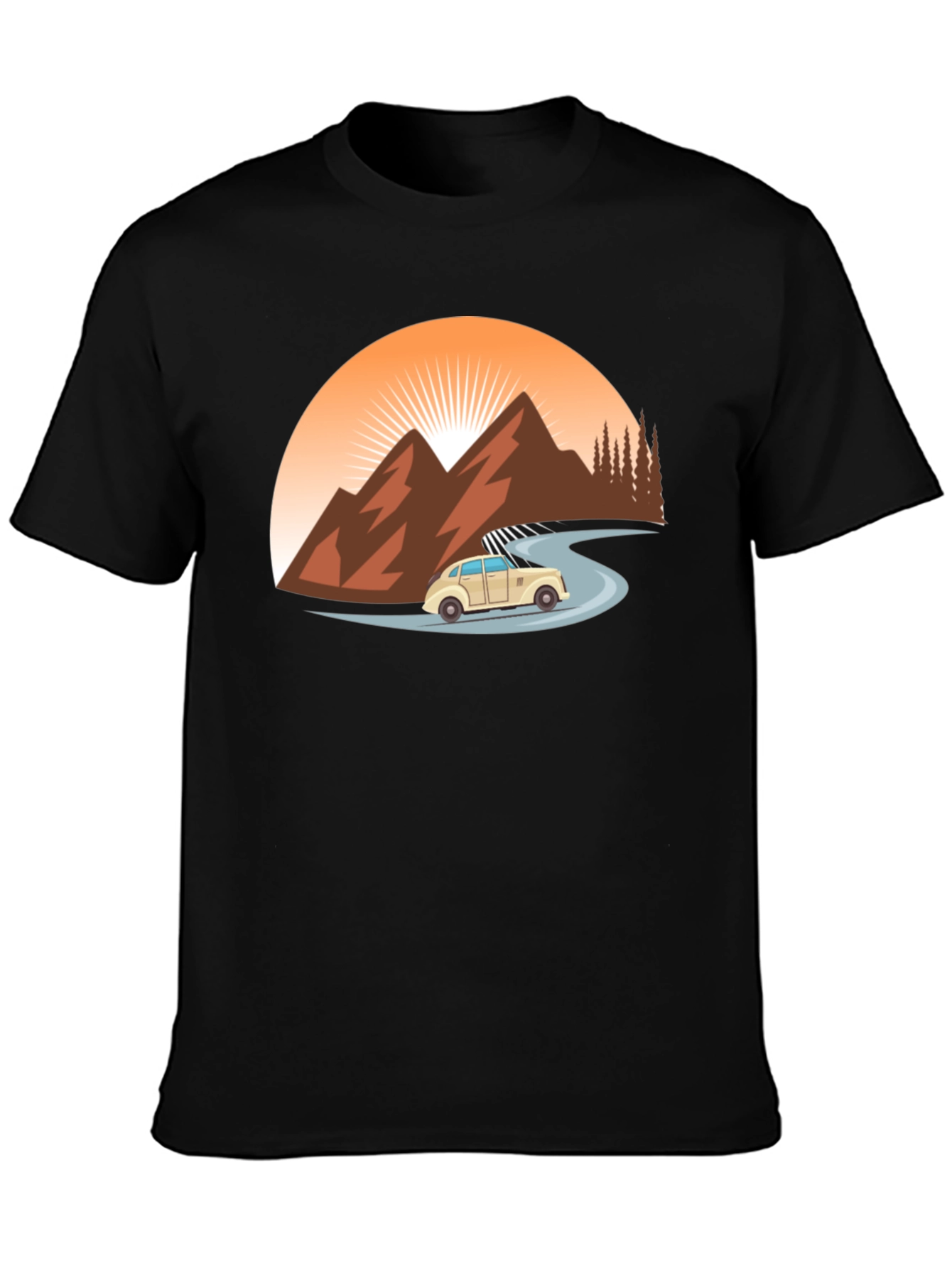 Retro Road Trip T-Shirt - Adventure Awaits!