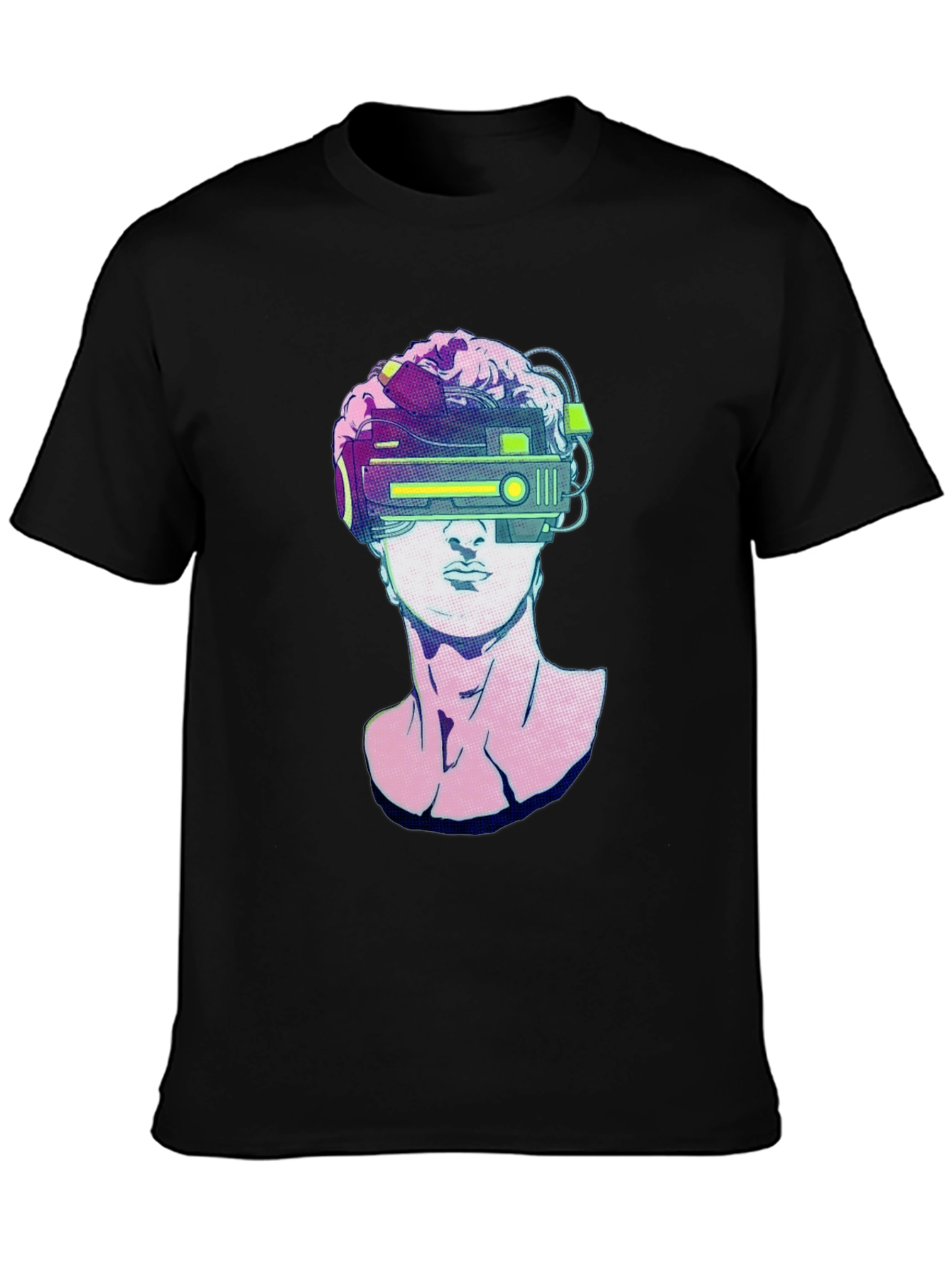 Modern David T-Shirt: Statue with VR Headset