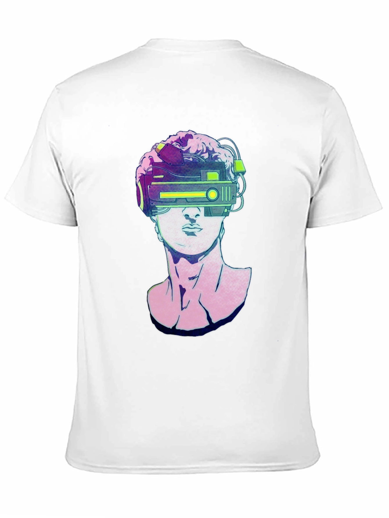 Modern David T-Shirt: Statue with VR Headset