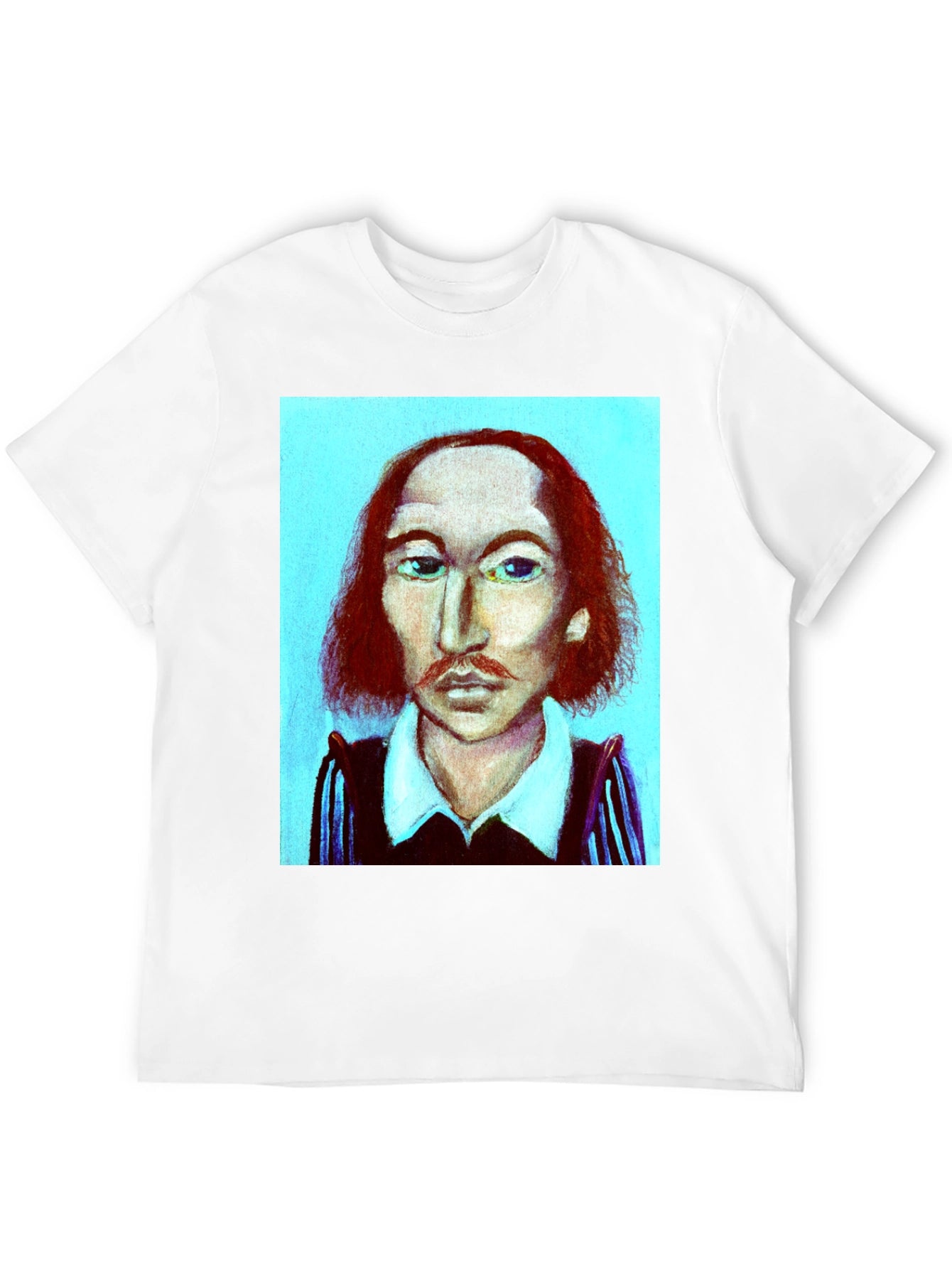 Shakespeare Portrait Graphic Tee - Black