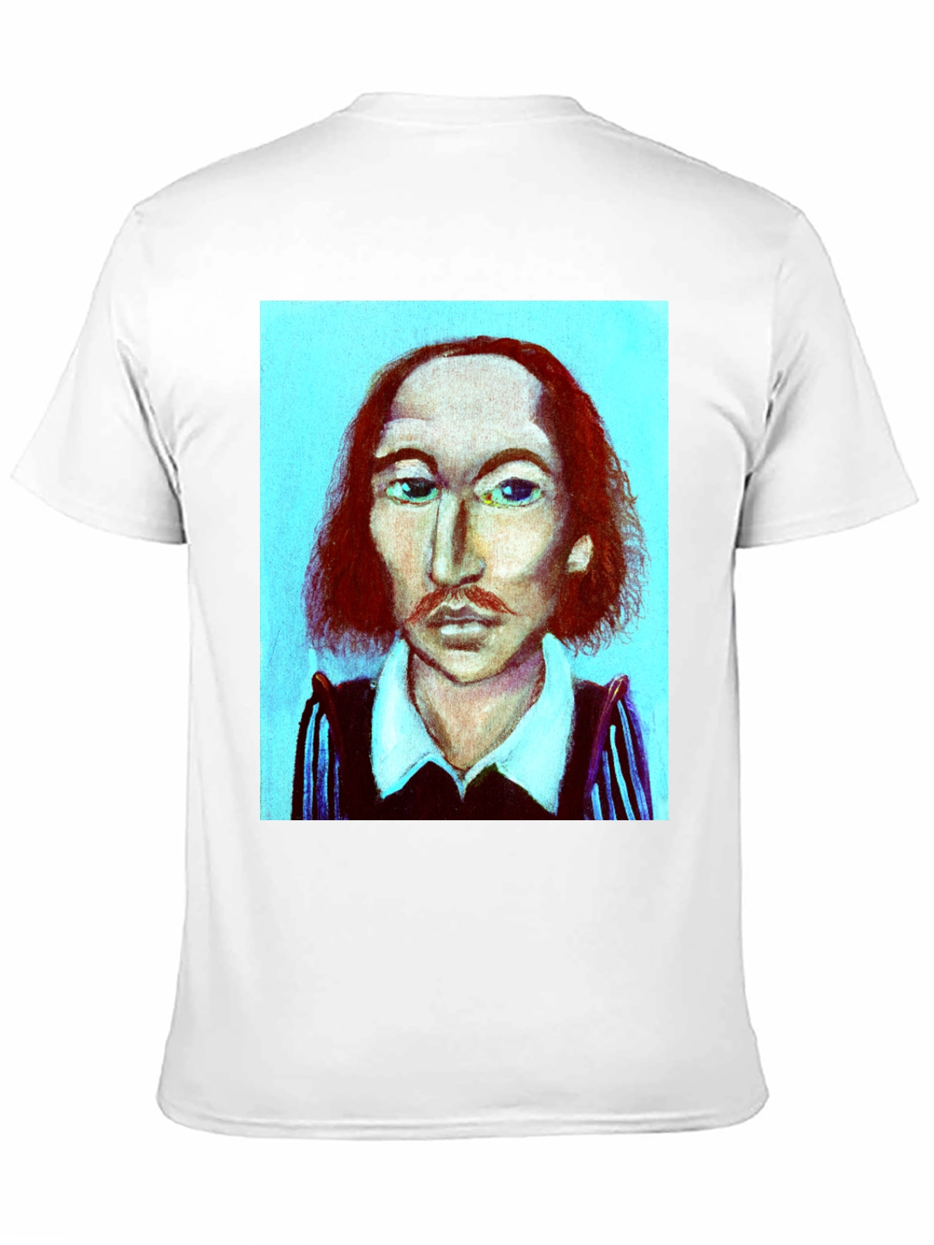 Shakespeare Portrait Graphic Tee - Black
