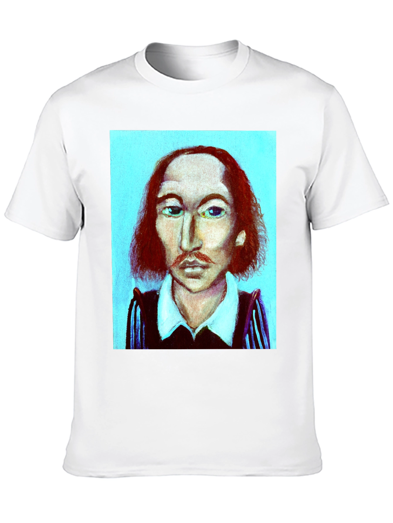 Shakespeare Portrait Graphic Tee - Black