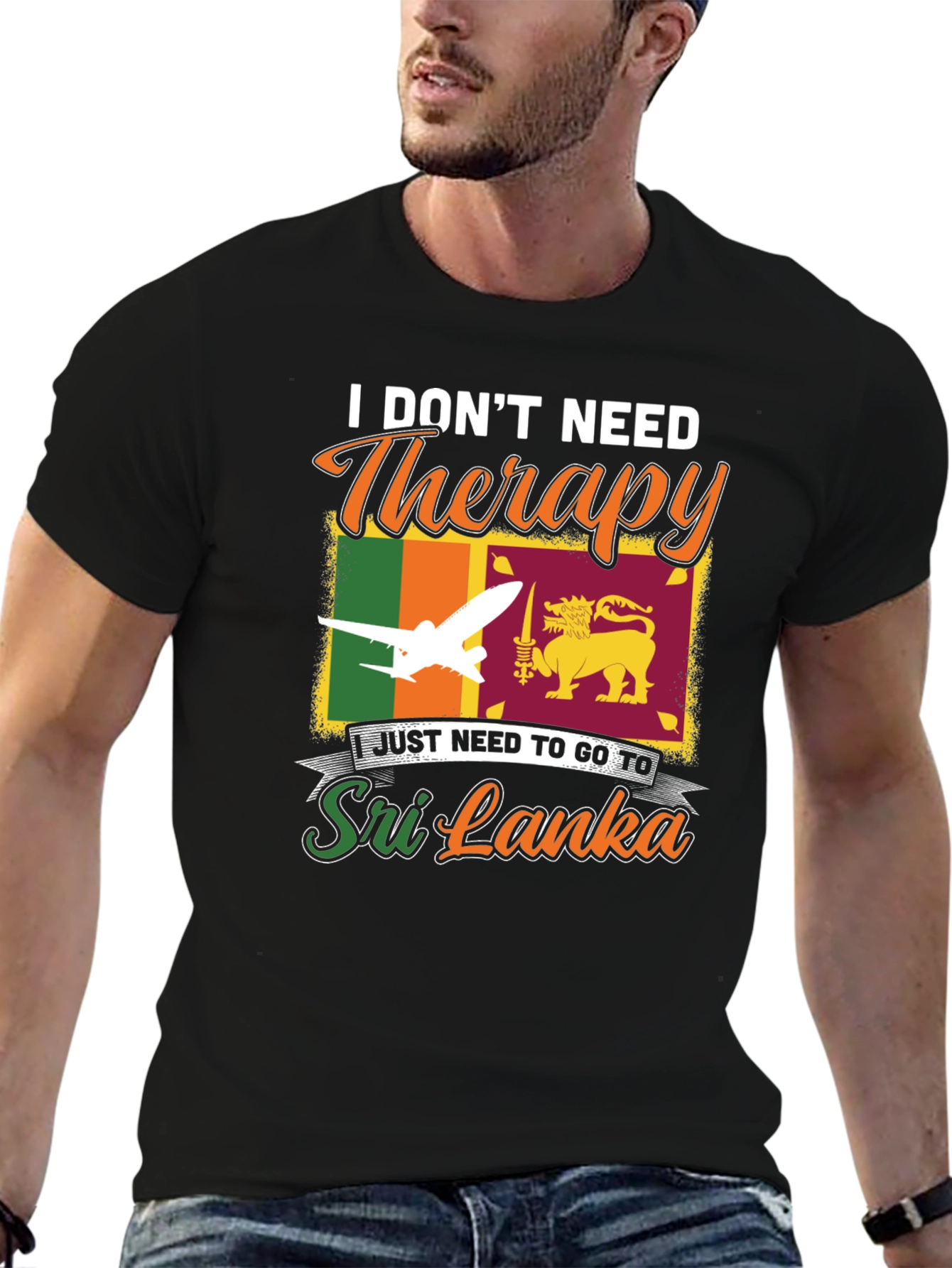 Sri Lanka Travel T-Shirt: No Therapy Needed