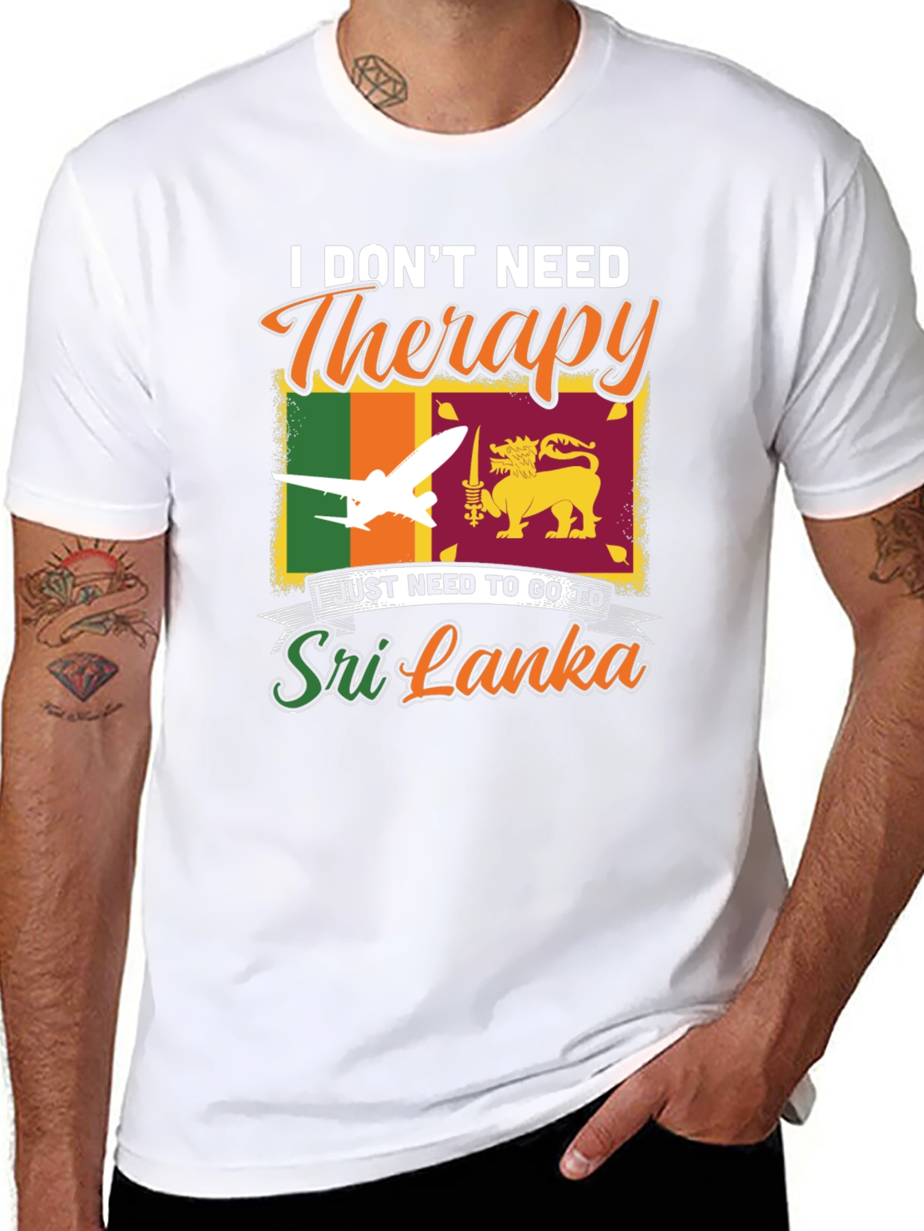 Sri Lanka Travel T-Shirt: No Therapy Needed