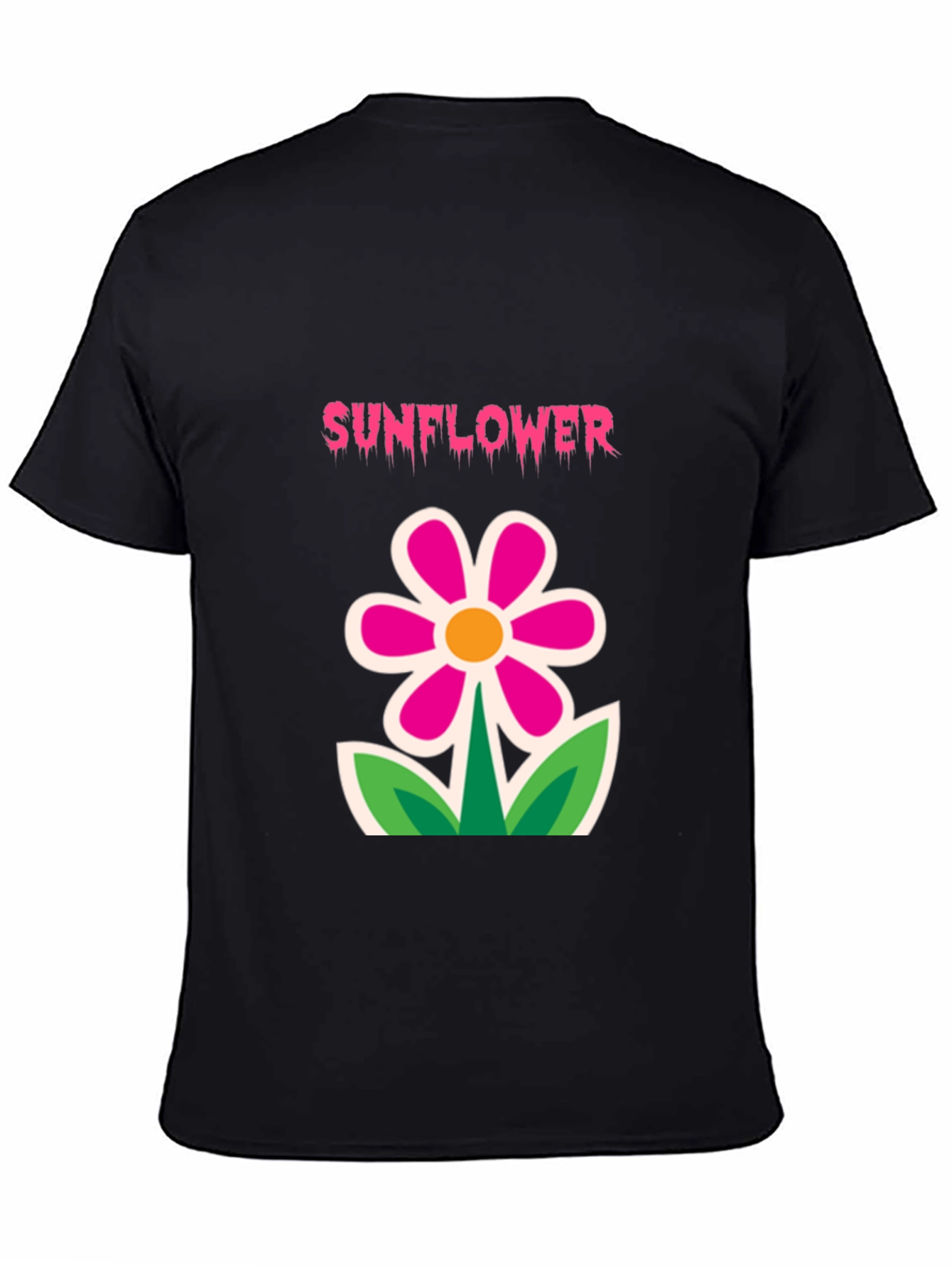 Sunflower Graphic Tee - Fun Floral Design