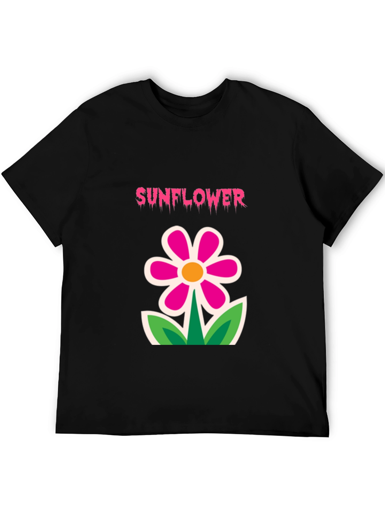 Sunflower Graphic Tee - Fun Floral Design