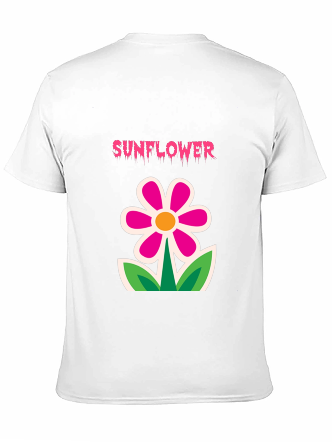 Sunflower Graphic Tee - Fun Floral Design