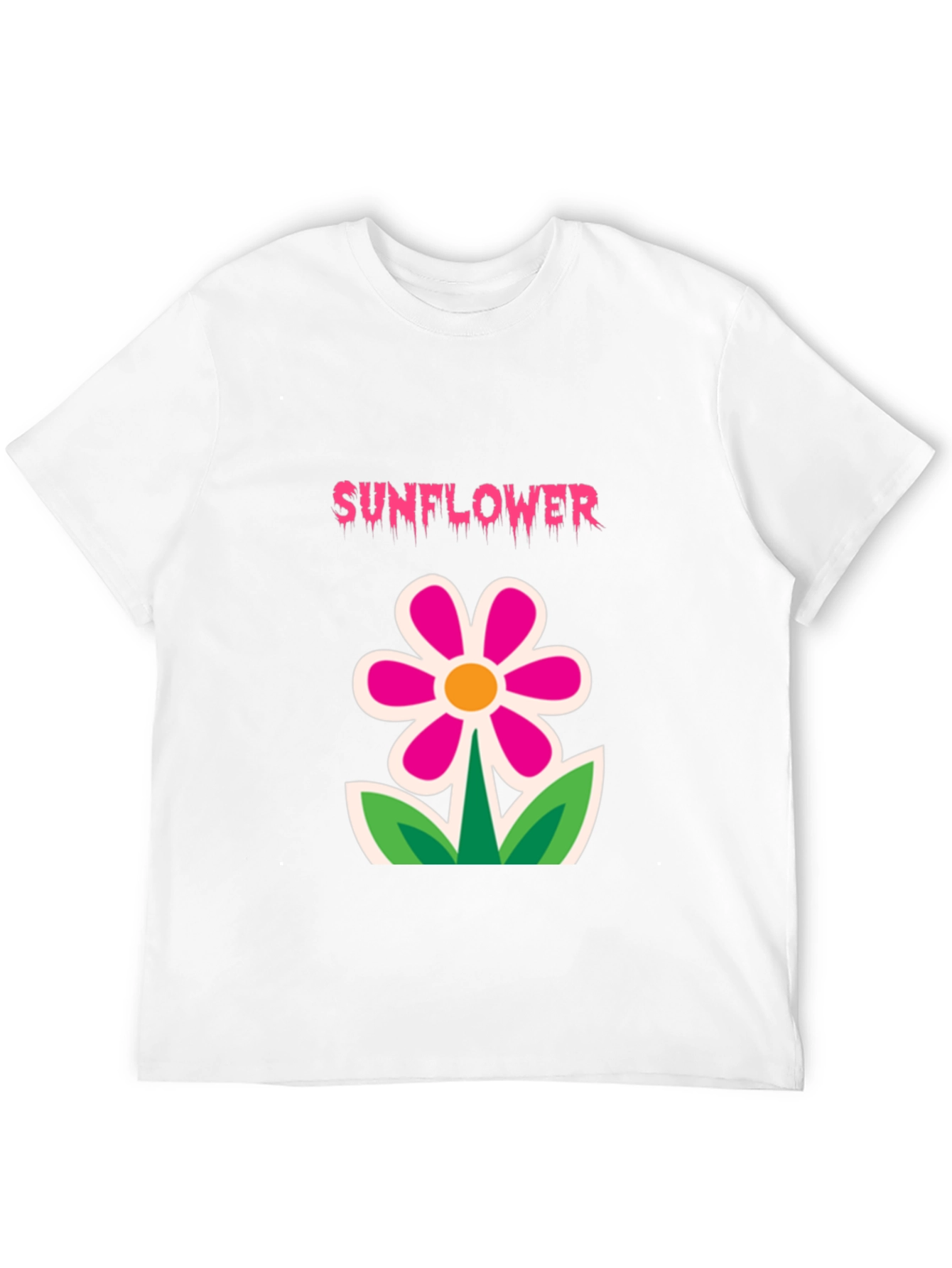 Sunflower Graphic Tee - Fun Floral Design