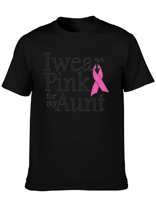 I Wear Pink For My Aunt Breast Cancer Awareness T-Shirt
