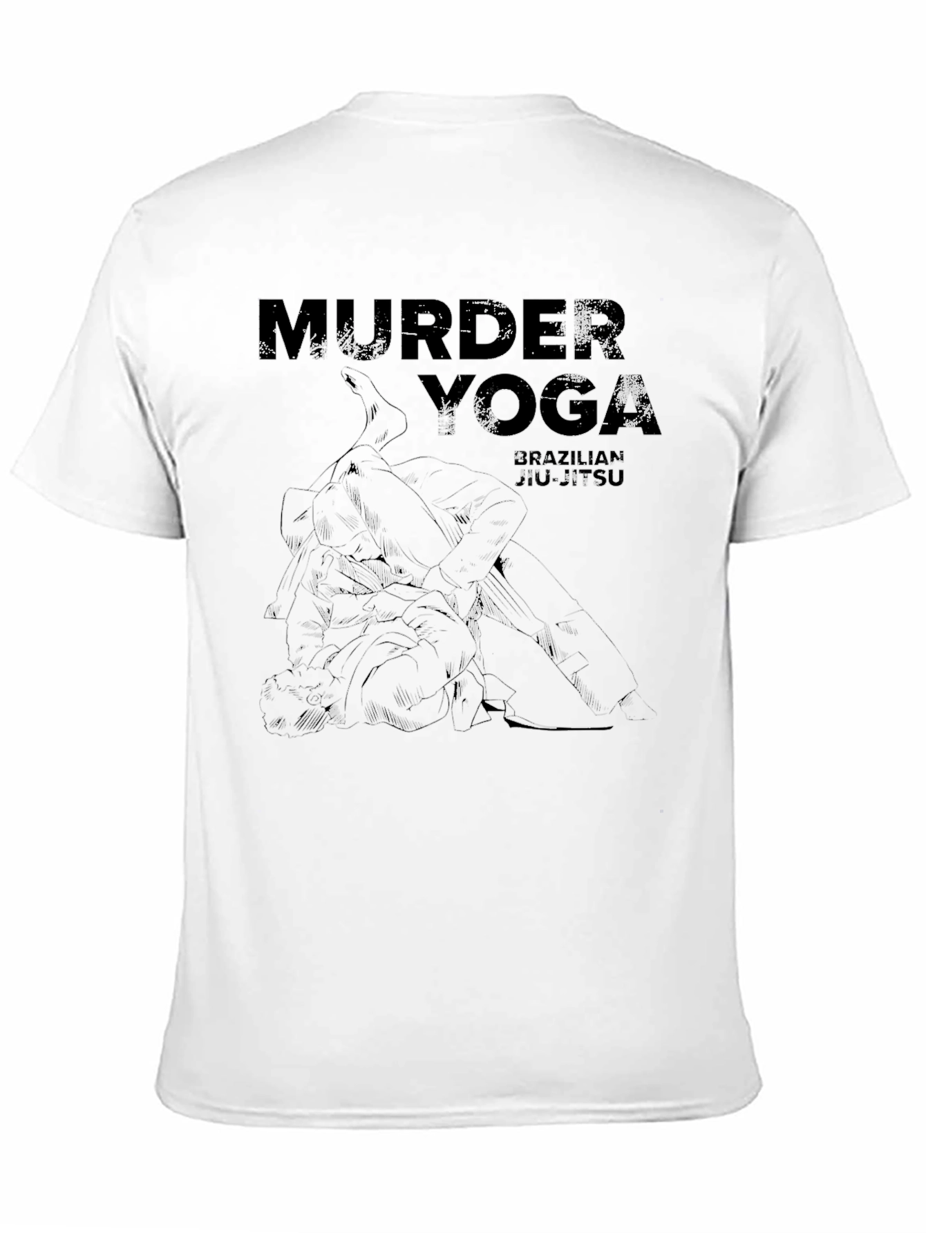Murder Yoga BJJ Black T-Shirt