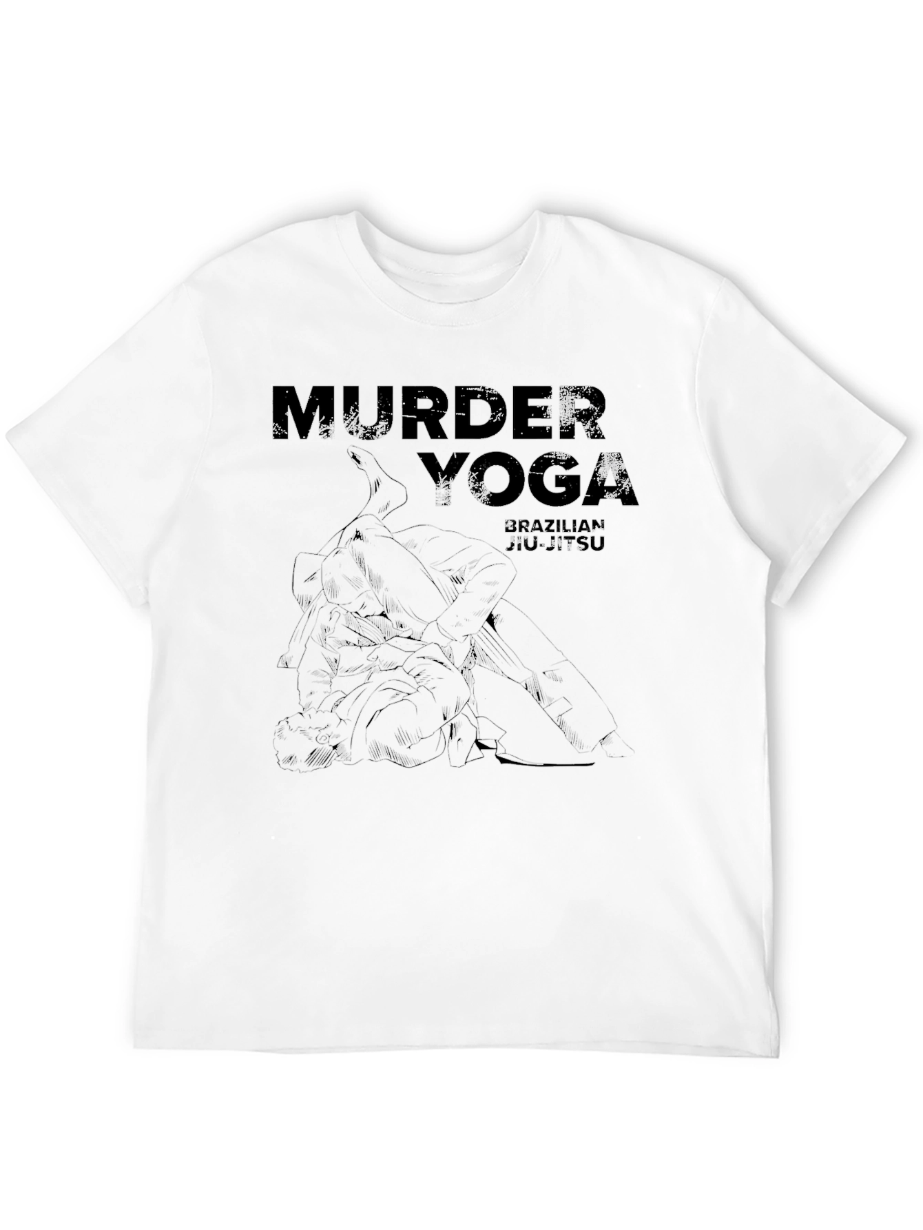 Murder Yoga BJJ Black T-Shirt