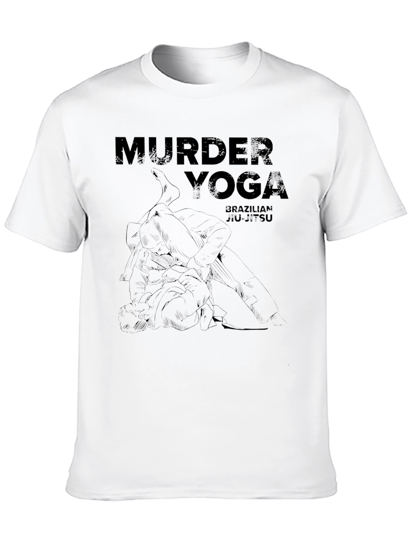 Murder Yoga BJJ Black T-Shirt