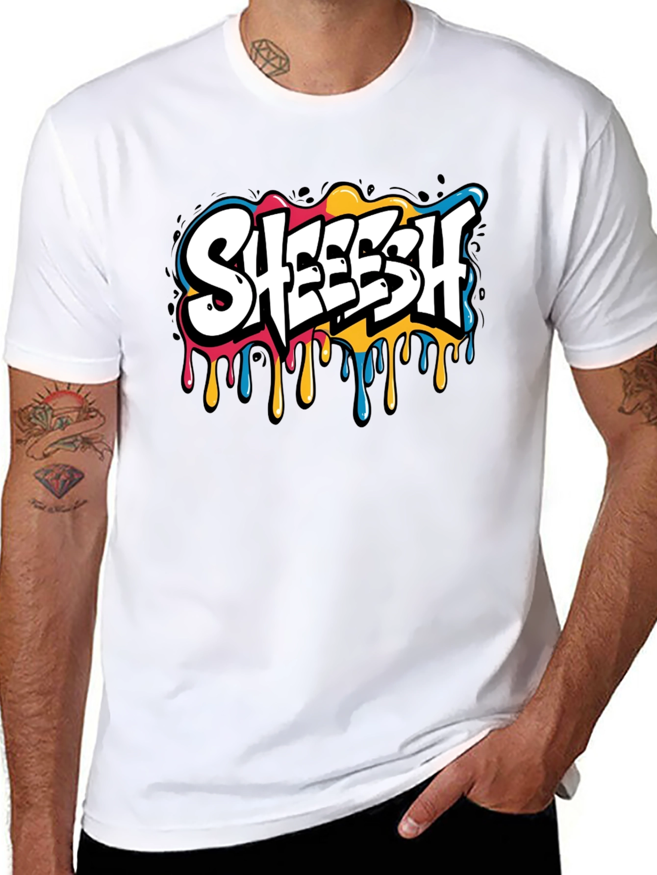 SHEEESH Graphic T-Shirt - Urban Style