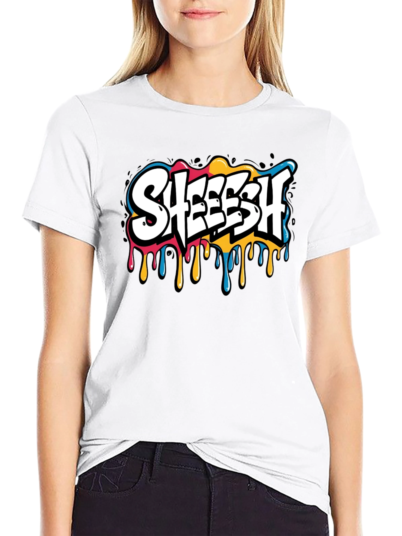 SHEEESH Graphic T-Shirt - Urban Style