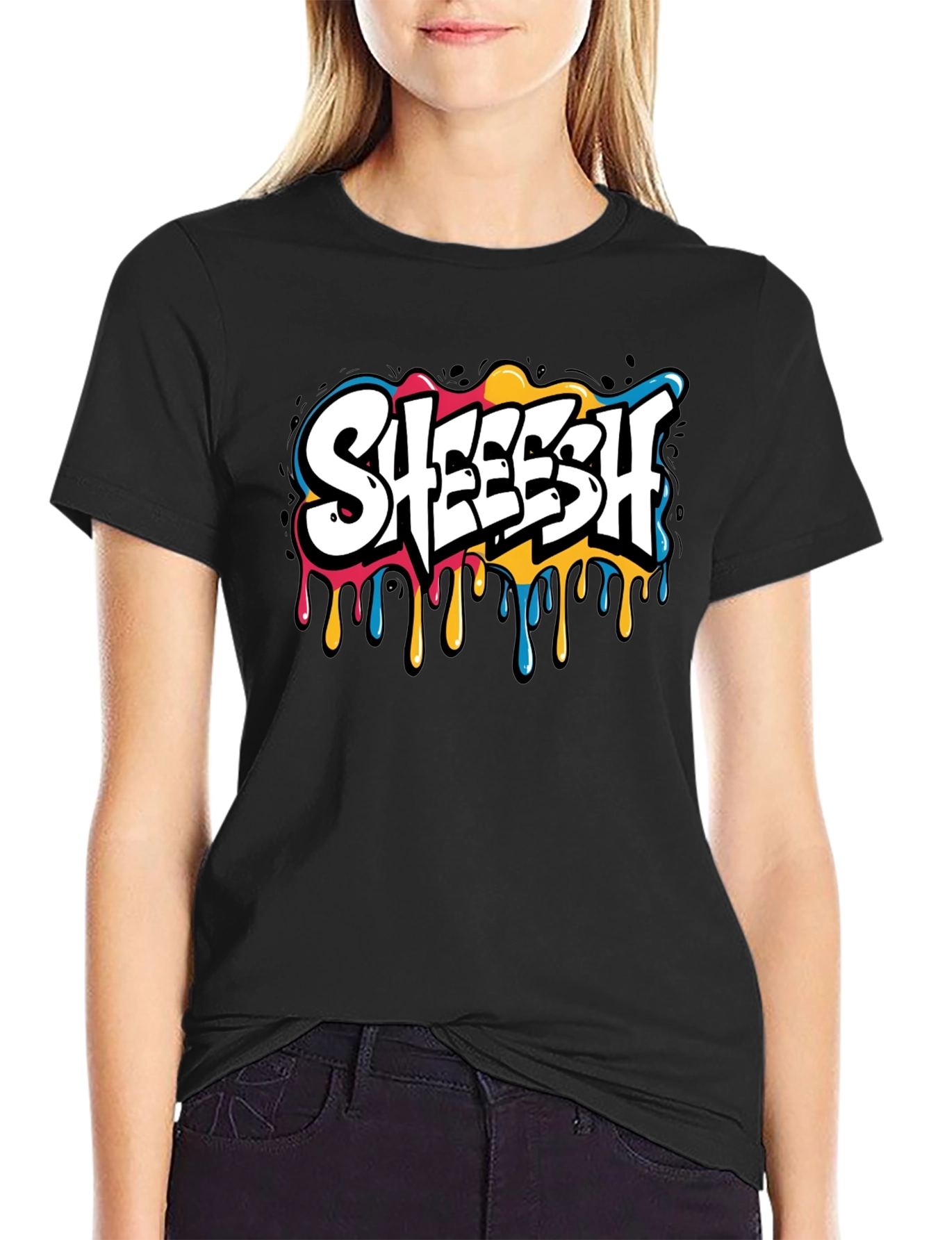 SHEEESH Graphic T-Shirt - Urban Style