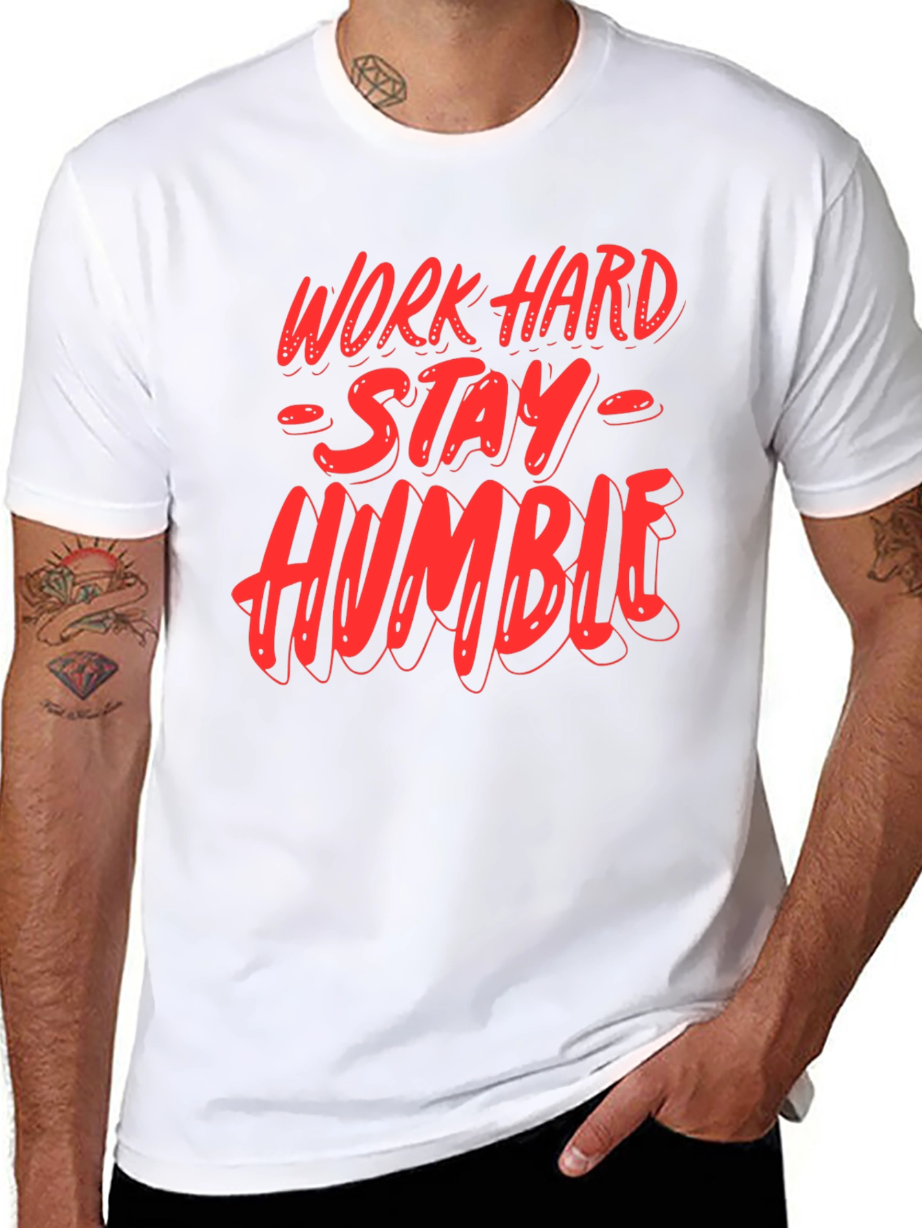 Work Hard Stay Humble Graphic T-Shirt