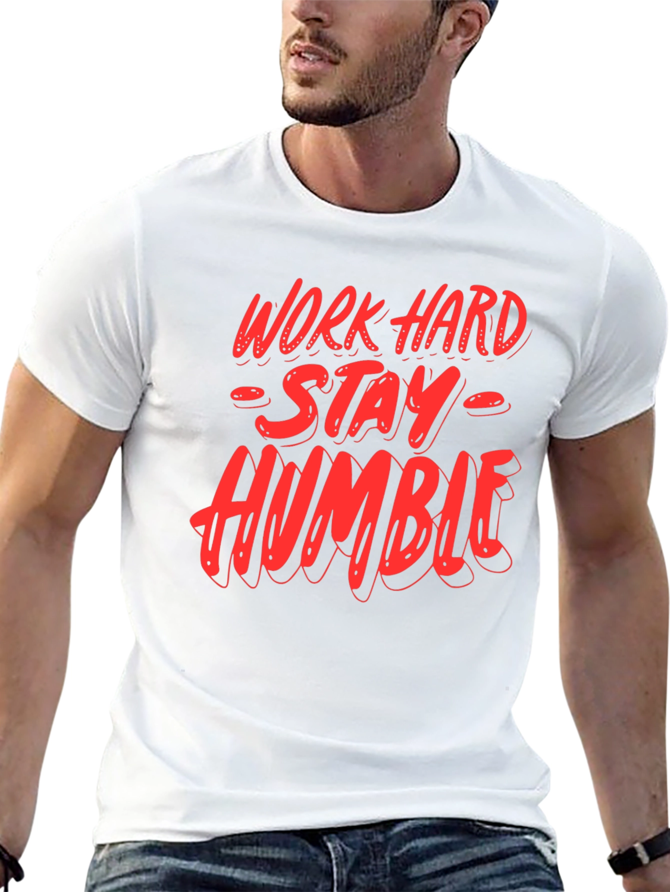 Work Hard Stay Humble Graphic T-Shirt
