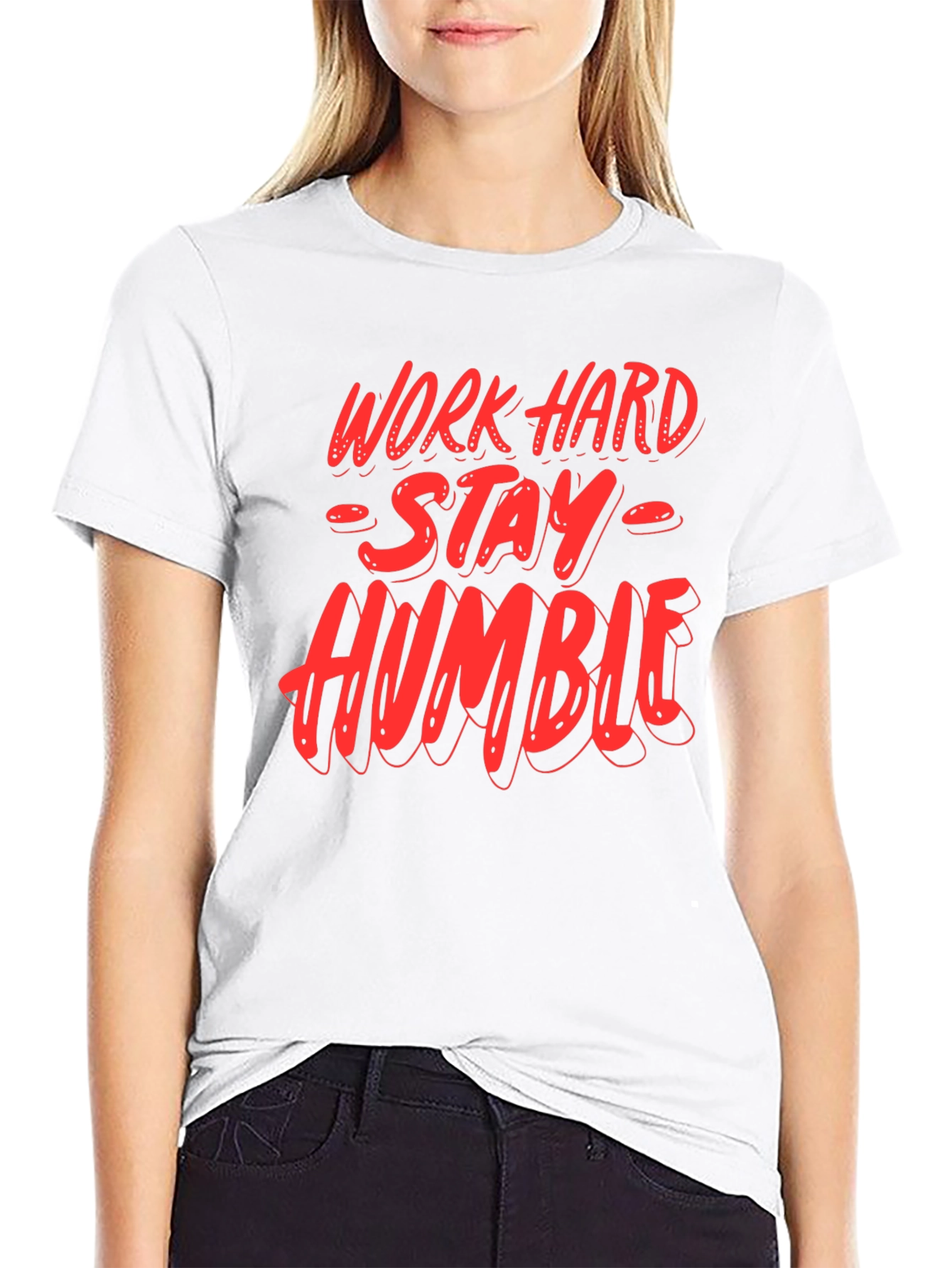 Work Hard Stay Humble Graphic T-Shirt