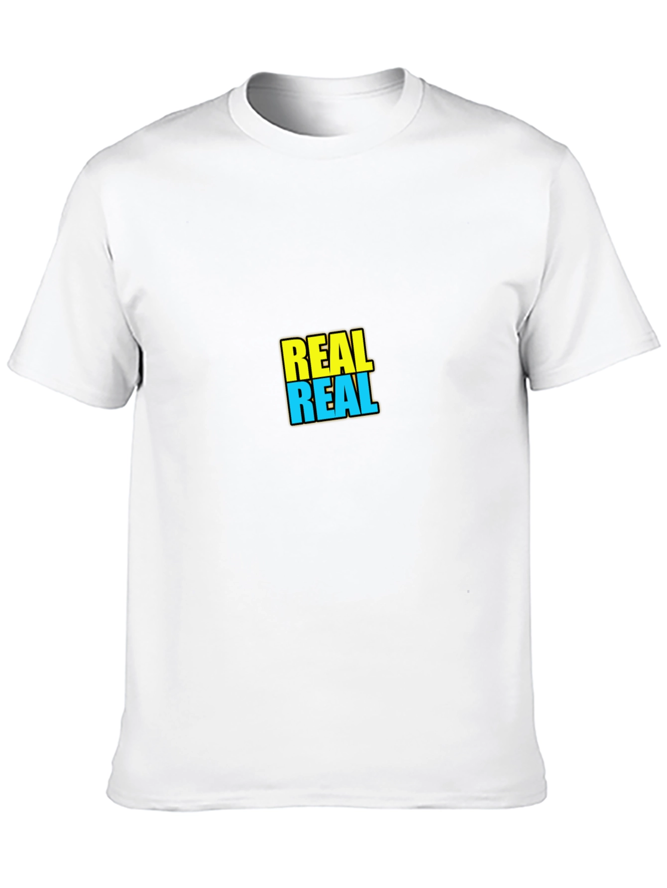 REAL Graphic Tee - Black Short Sleeve Casual