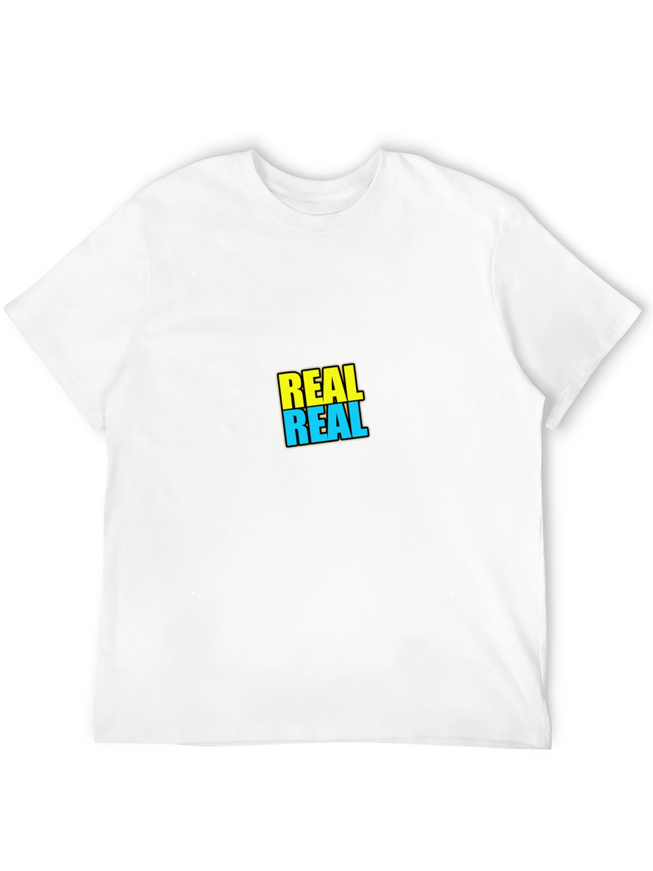 REAL Graphic Tee - Black Short Sleeve Casual