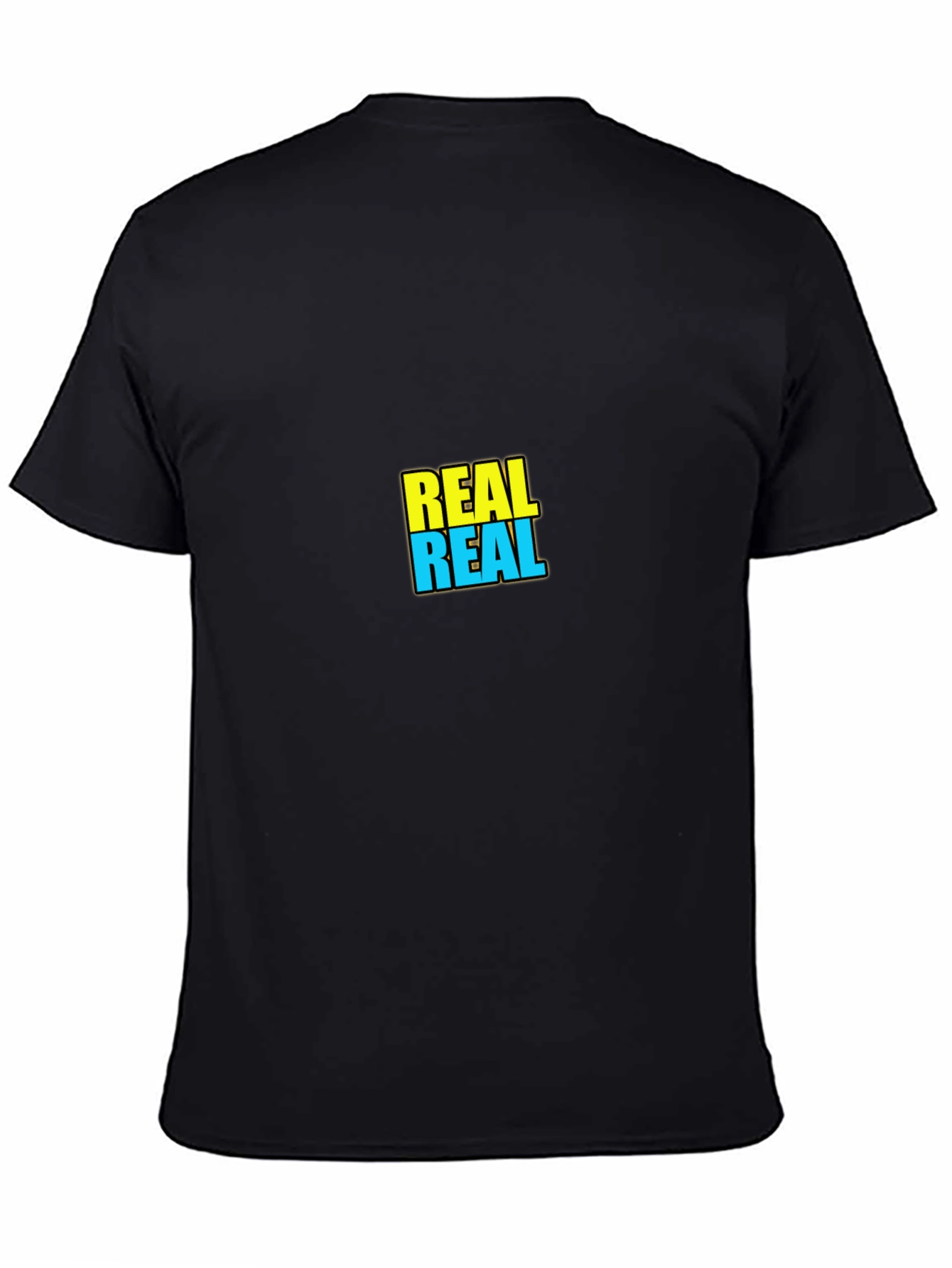 REAL Graphic Tee - Black Short Sleeve Casual