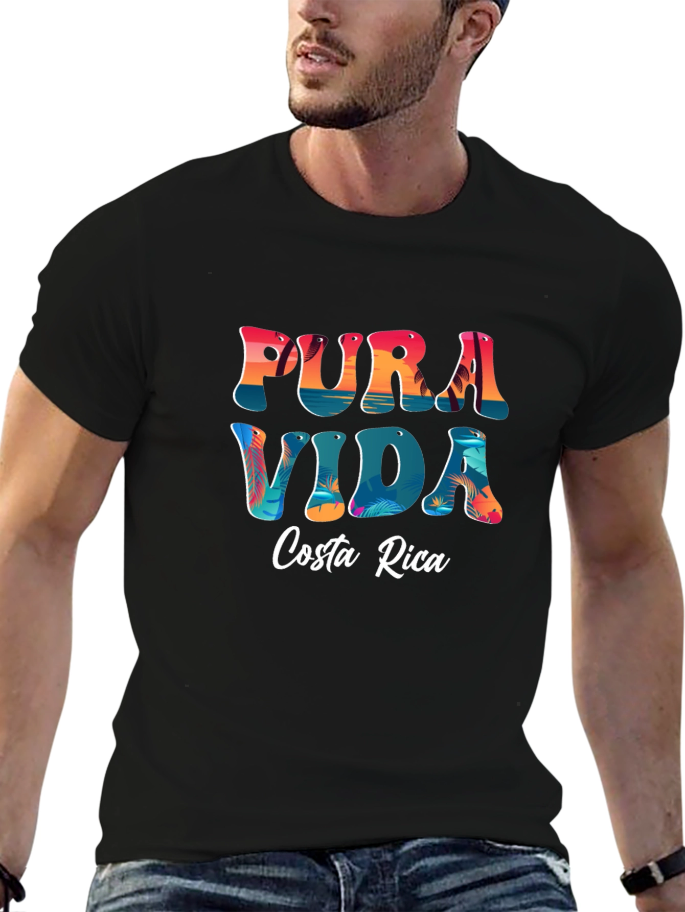 Pura Vida Costa Rica Graphic Tee