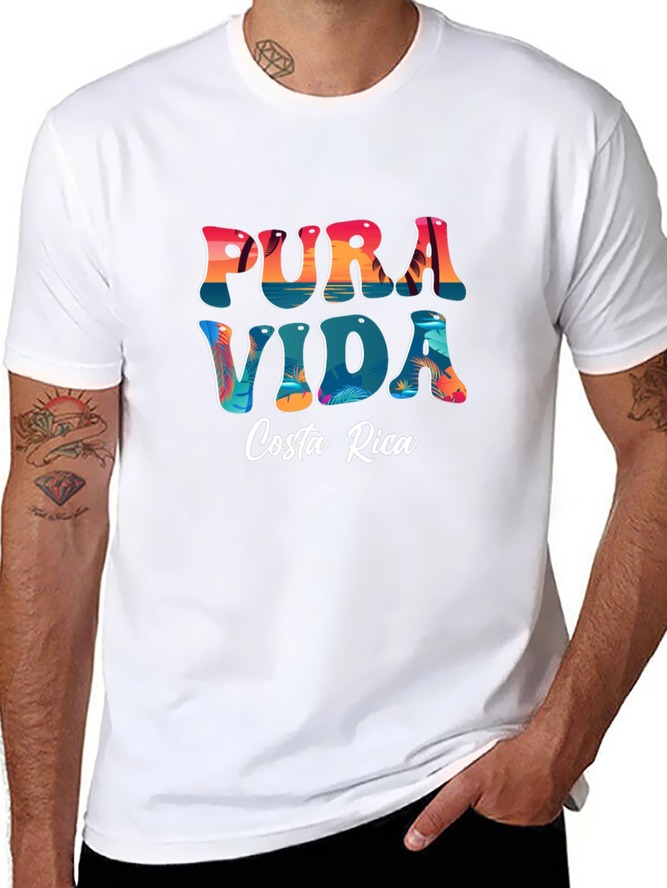 Pura Vida Costa Rica Graphic Tee