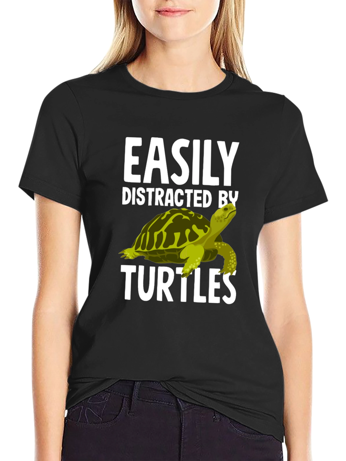 Easily Distracted By Turtles Graphic T-Shirt