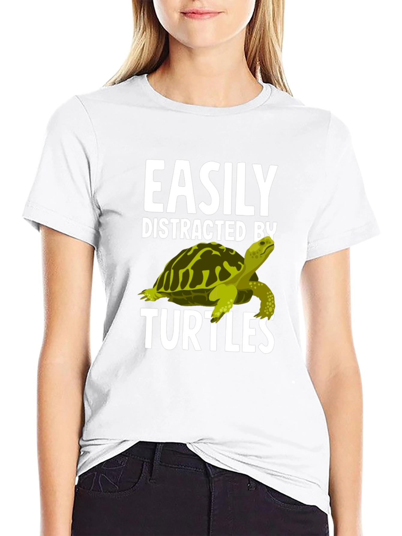 Easily Distracted By Turtles Graphic T-Shirt