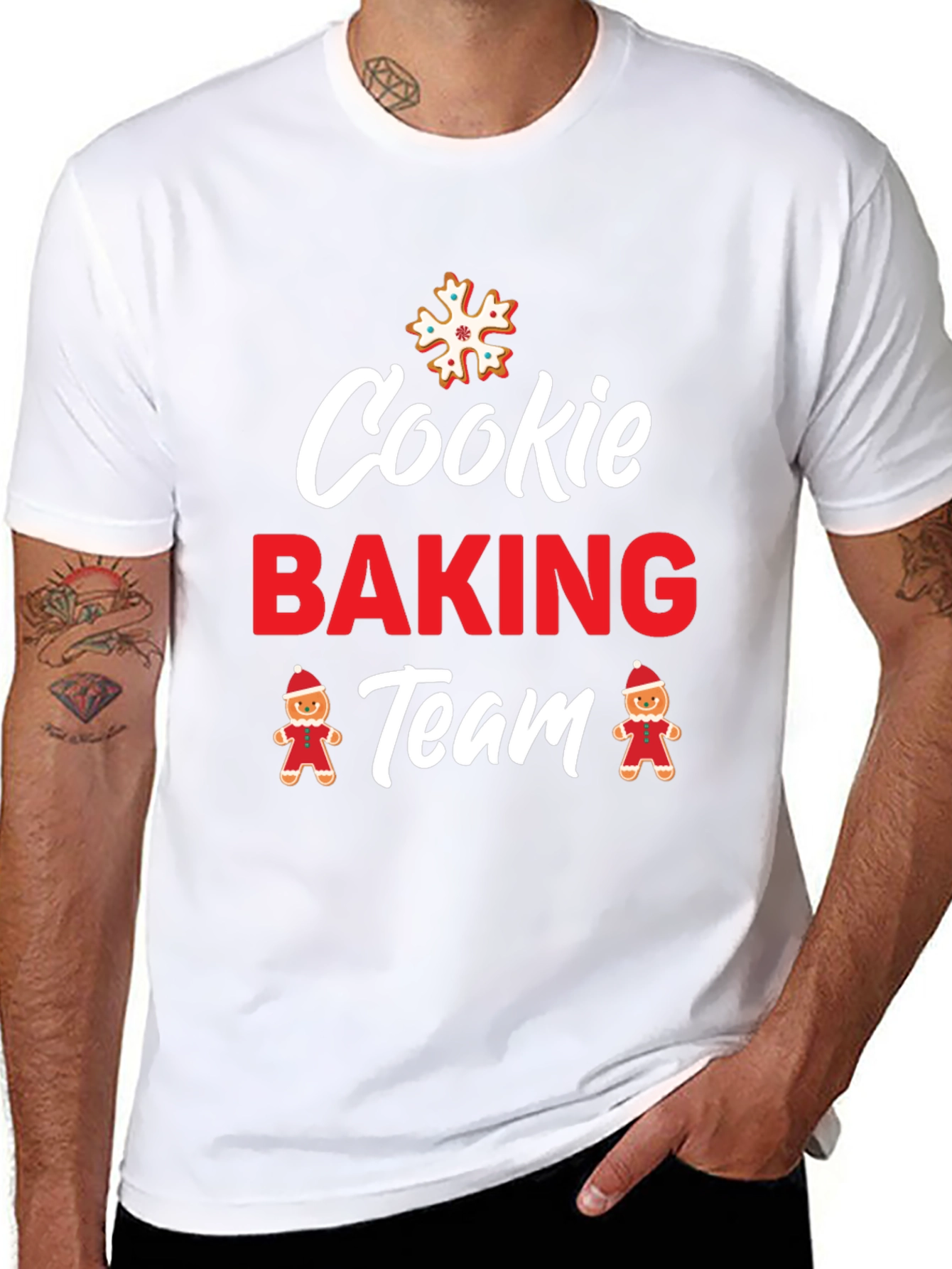Cookie Baking Team Holiday T-Shirt