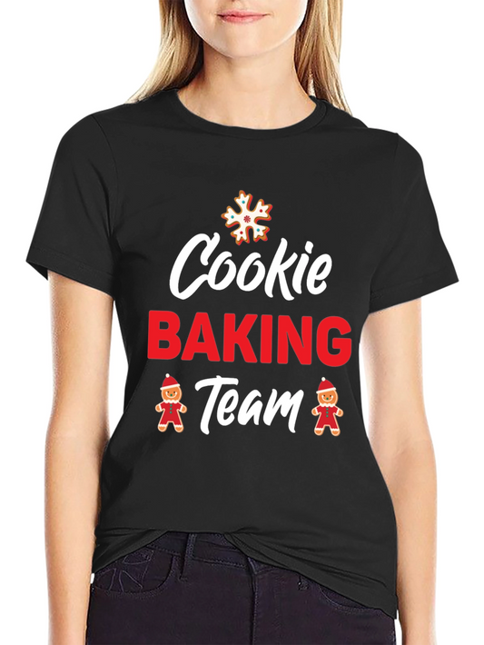 Cookie Baking Team Holiday T-Shirt
