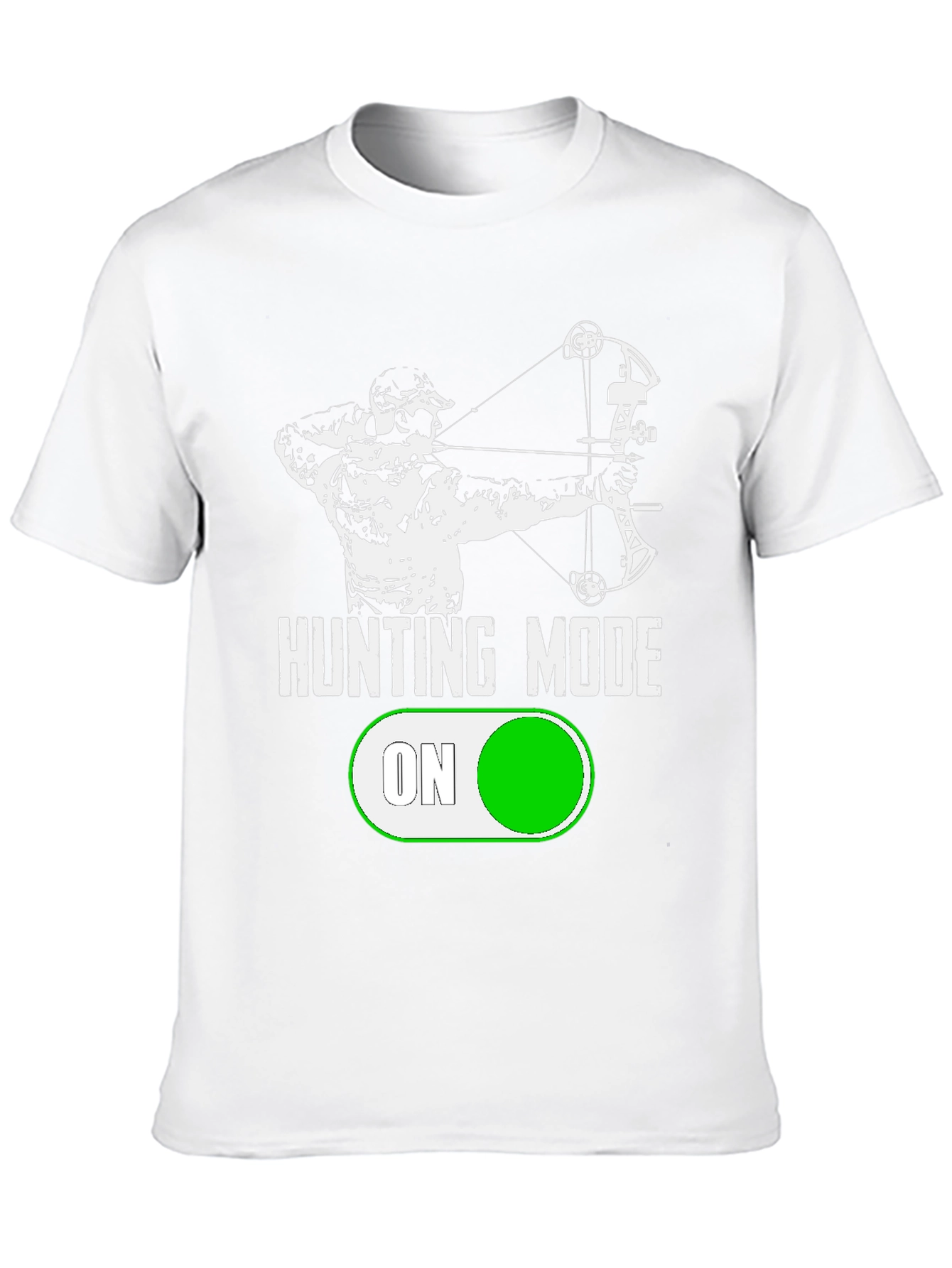 Hunting Mode On T-Shirt Archery Design