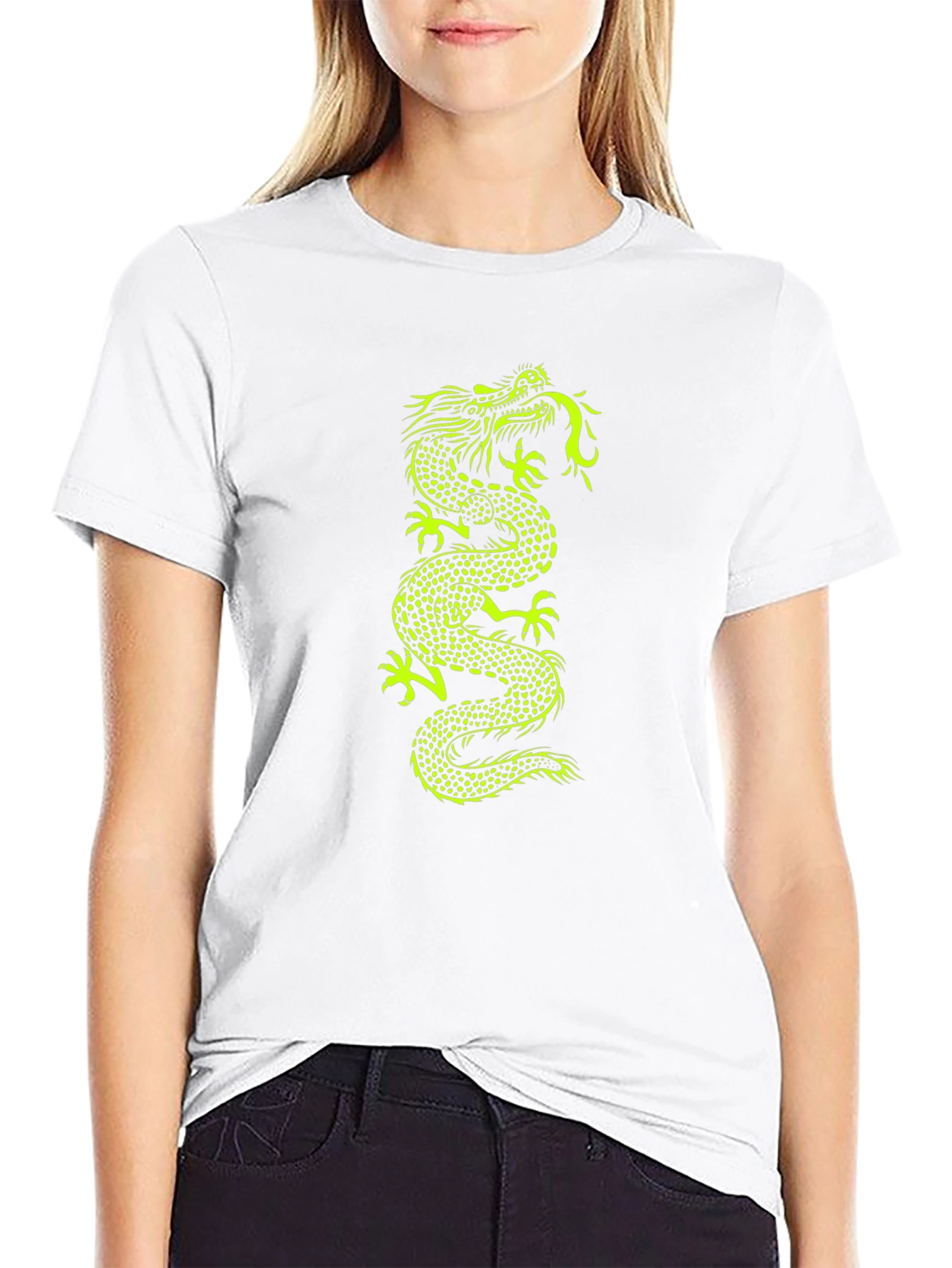 Dragon Graphic Tee - Black