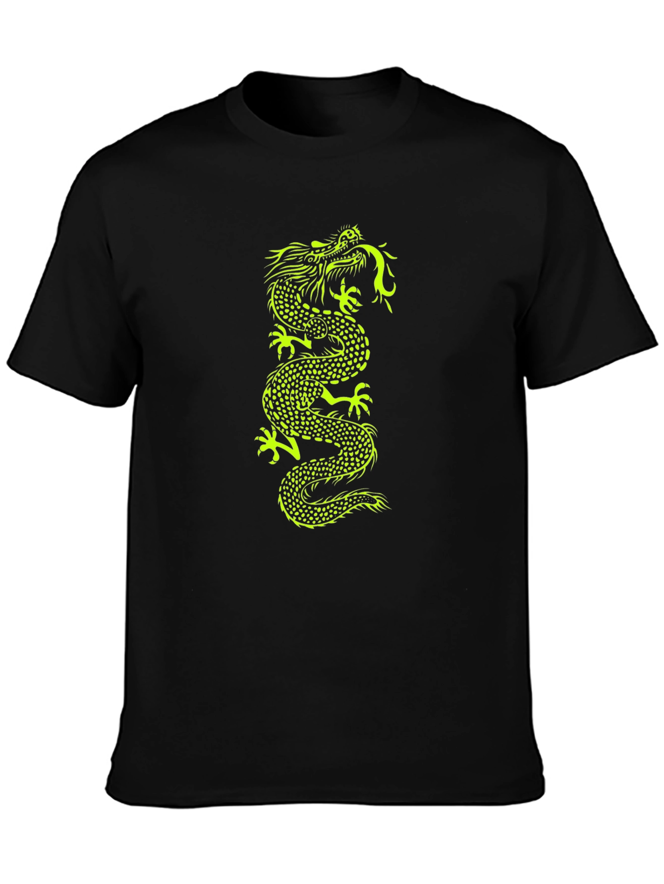 Dragon Graphic Tee - Black