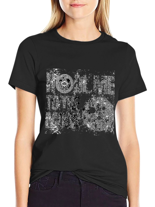 HODL Me to the Moon Black T-Shirt