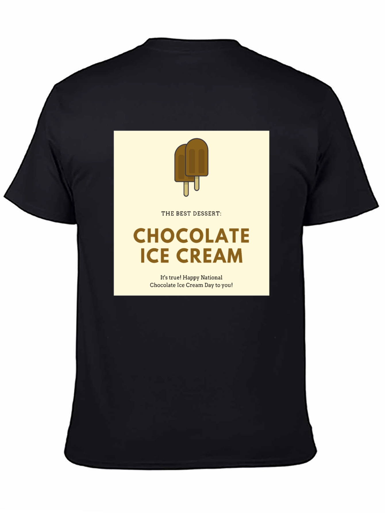 Chocolate Ice Cream Dessert T-Shirt