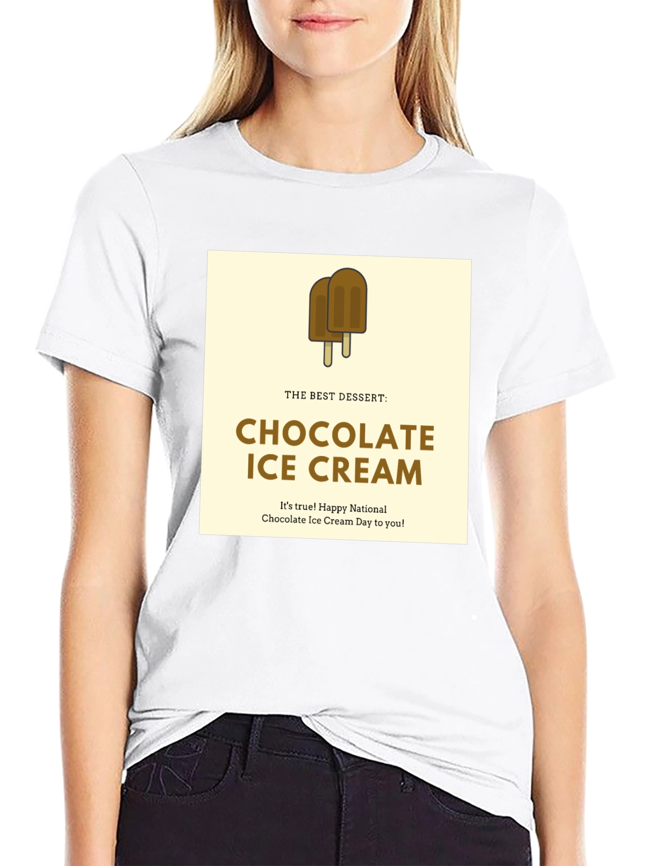 Chocolate Ice Cream Dessert T-Shirt