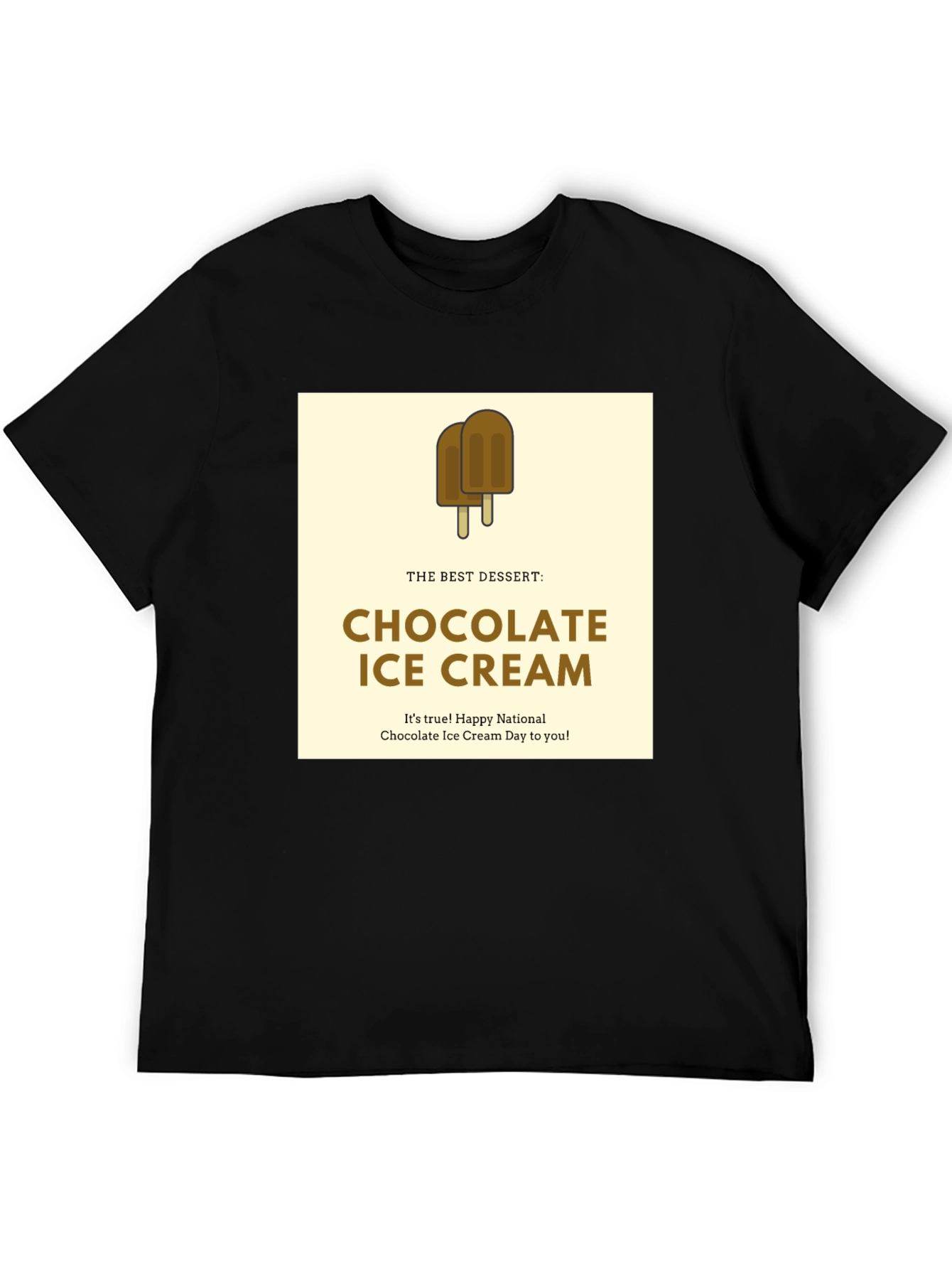 Chocolate Ice Cream Dessert T-Shirt